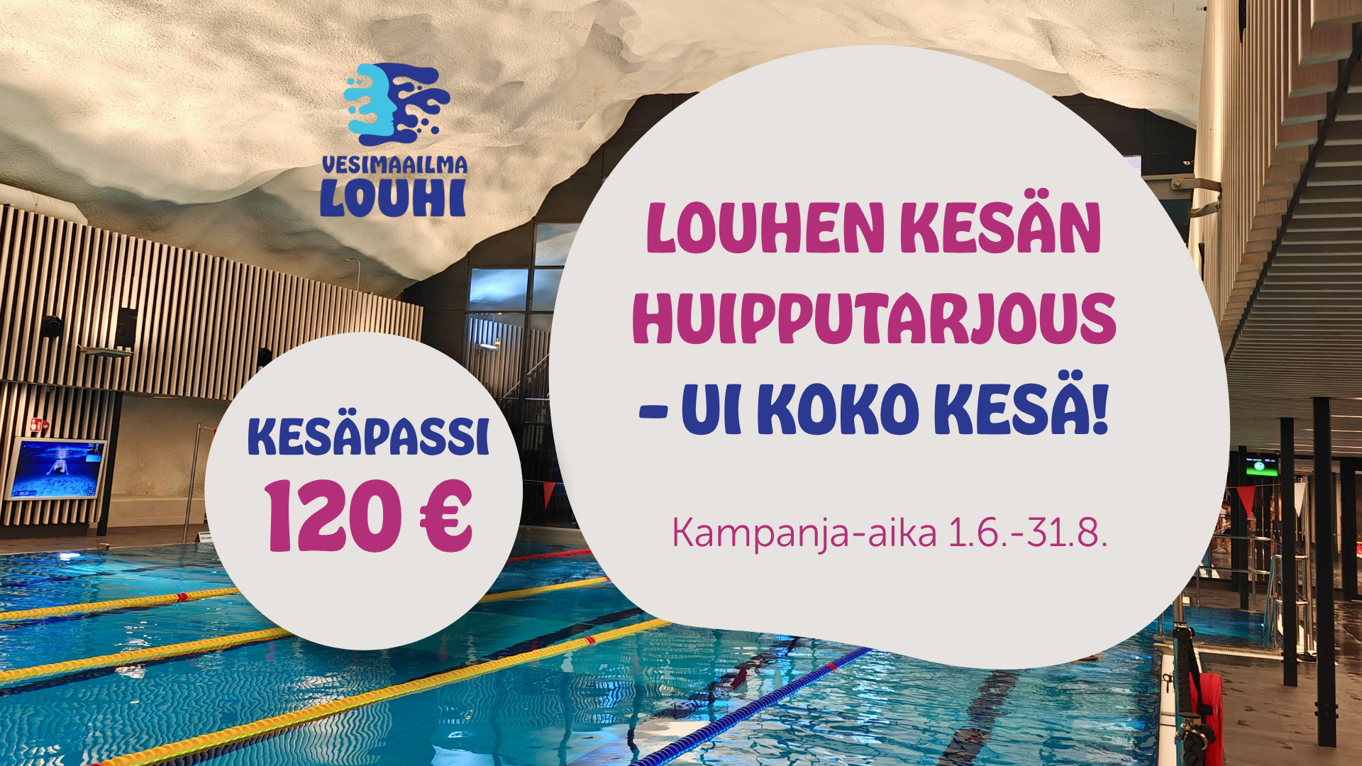 LOUHEN KESÄÄN TULOSSA TARJOUS – PYSY KUULOLLA! (1920 x 1080 px)