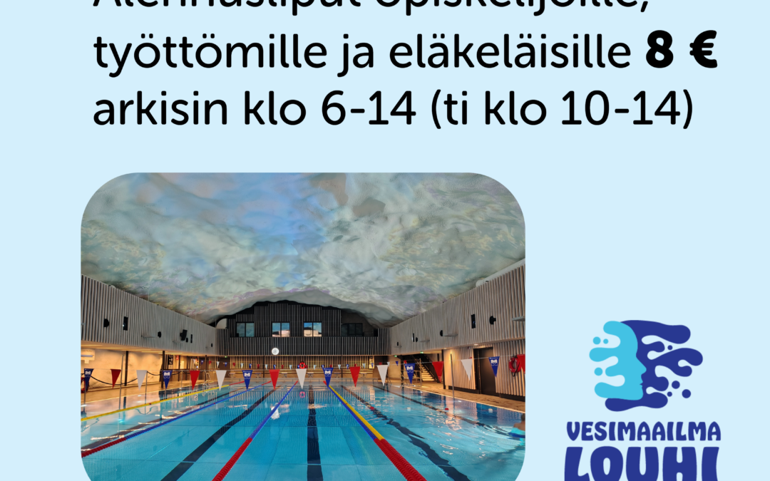 Uudet alennusryhmät käytössä